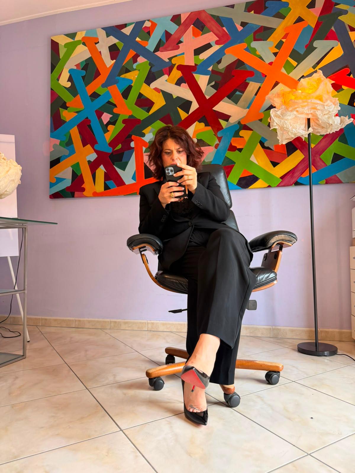 Giusy Rocco al lavoro